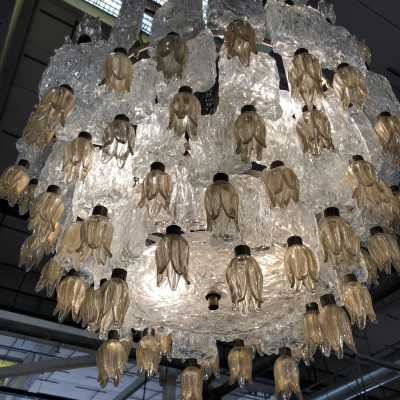 murano barber chandelier