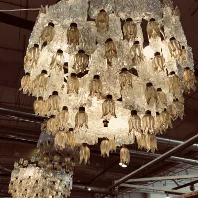 murano barber chandeliers