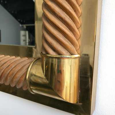 brass mirror gallery house garden jansen