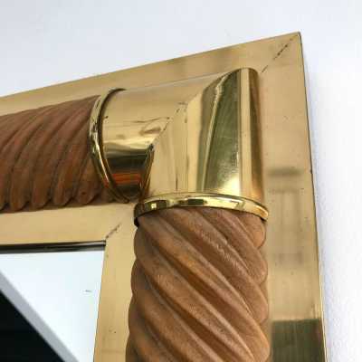 brass mirror gallery house garden jansen