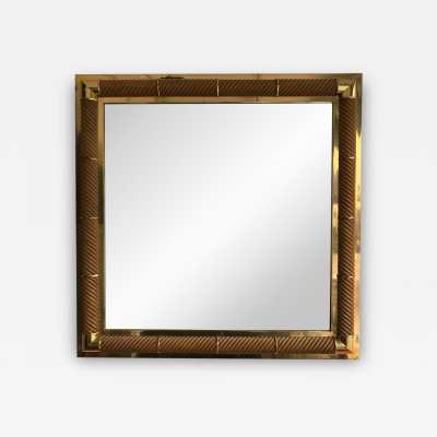 brass mirror gallery house garden jansen