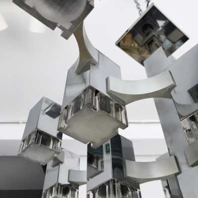 cubic sciolari chandelier 1970