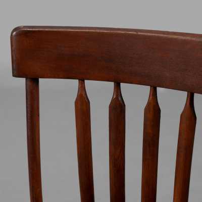 Set of 7 adjustable height office chairs, c. 1895