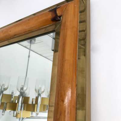 Mirror brass bamboo 1970