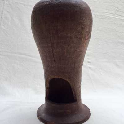 Dummy head of Menigoute, terracotta, formerly painted in carmine