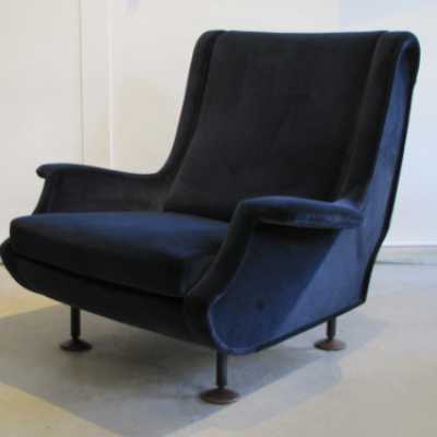 zanuso_arflex_regent-velvet armchair