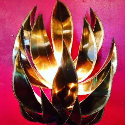 golden light gold iron