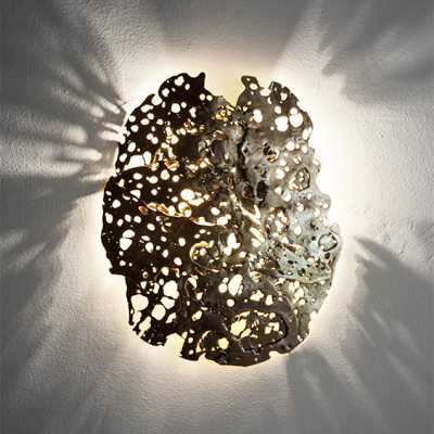 wall light in bronze model Ecume