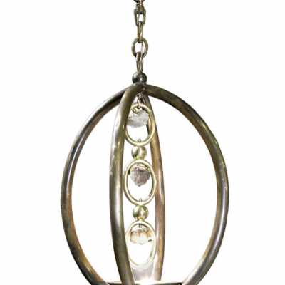 Chandelier in bronze and rock Crystal model Stone