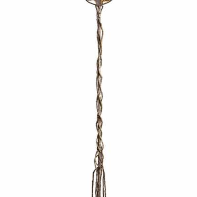 Floor lamp in bronze oxidize model Plume by Christine Rouviere.
