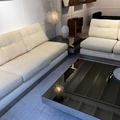 Three seater Jacques Charpentier sofa. 1970.