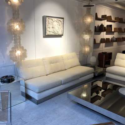 Three seater Jacques Charpentier sofa. 1970.