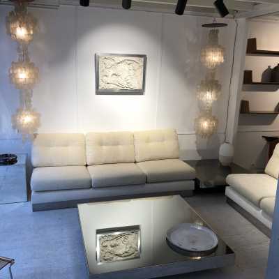 Three seater Jacques Charpentier sofa. 1970.