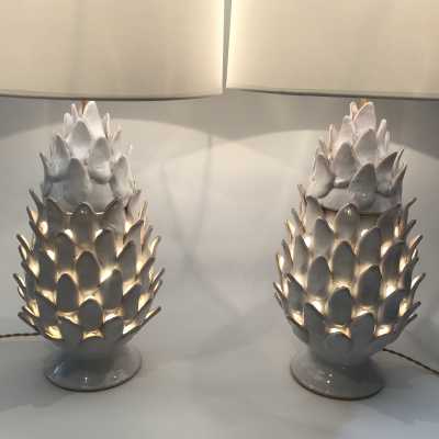 Ceramic lamps. Ceramics.