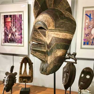 Kifwebé mask of the Songye people, Congo