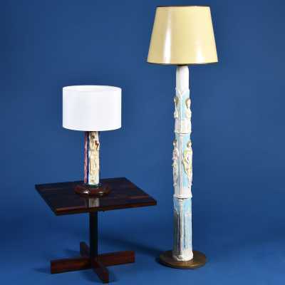 Ceramic lamps by De Marchis