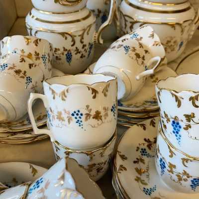 Paris porcelain coffee service