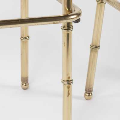 Adnet Pair of Bar Stools