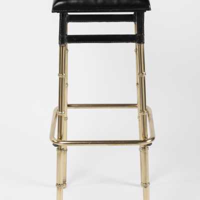 Adnet Pair of Bar Stools