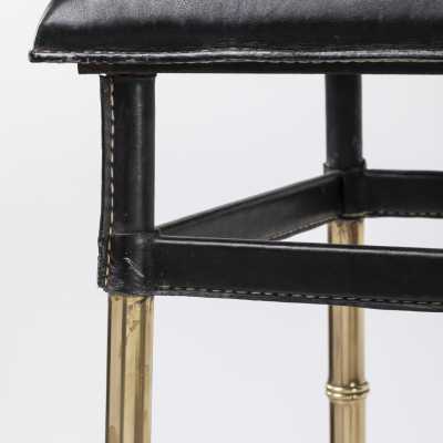 Adnet Pair of Bar Stools