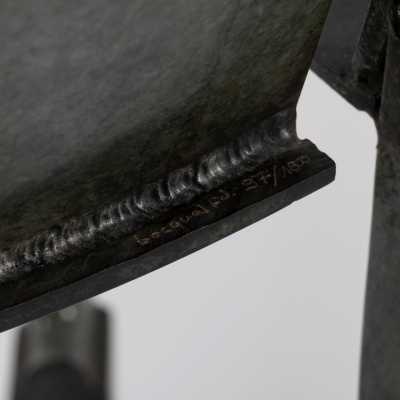 Cello chair Arman bronze Bocquel.