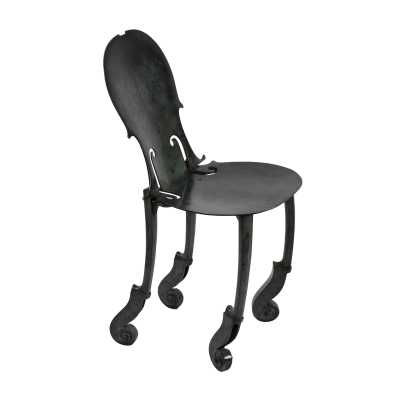 Cello chair Arman bronze Bocquel.