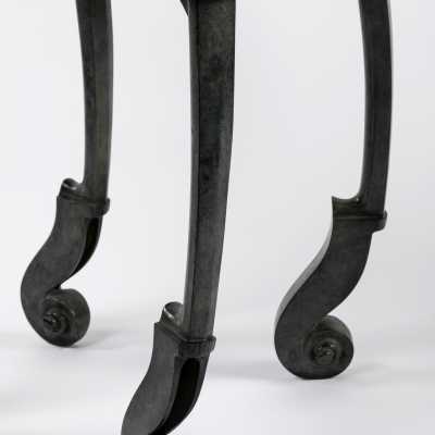Cello chair Arman bronze Bocquel.