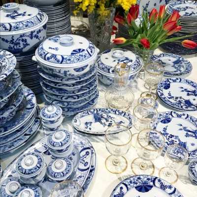 French blue faience from Creil-Montereau