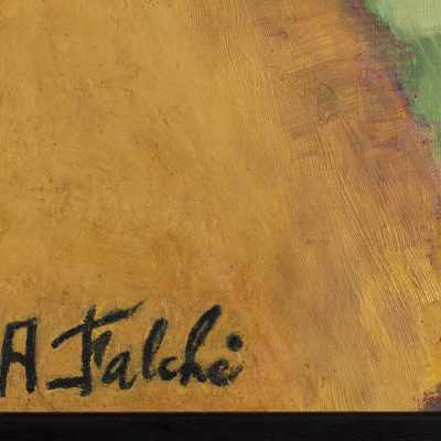 Ange Falchi Huile Sur Toile