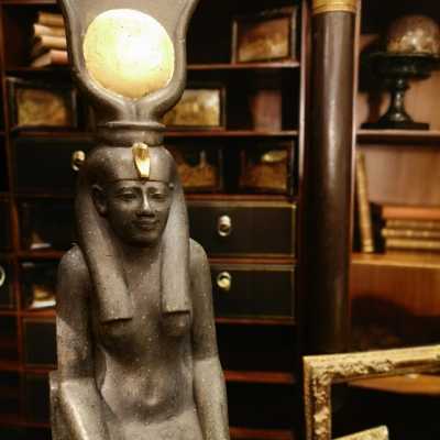 Isis, patinated plaster test from the Louvre school