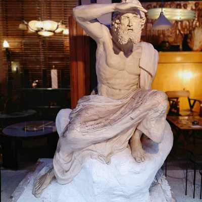 Plaster sculpture representing Ulysses