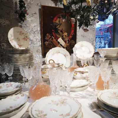 Limoges porcelain service