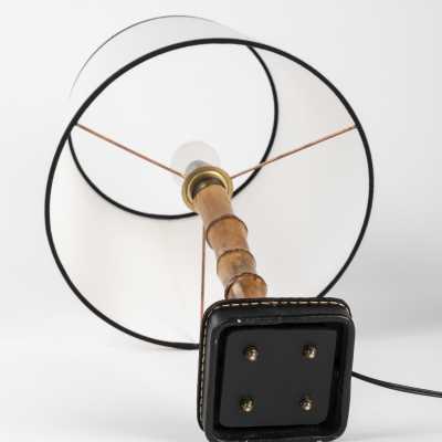 adnet lamp bamboo leather 9