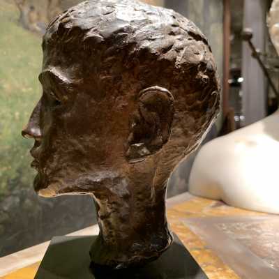 Bronze bust