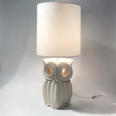 Limestone lamp by Albert Tormos. Saint Tropez.