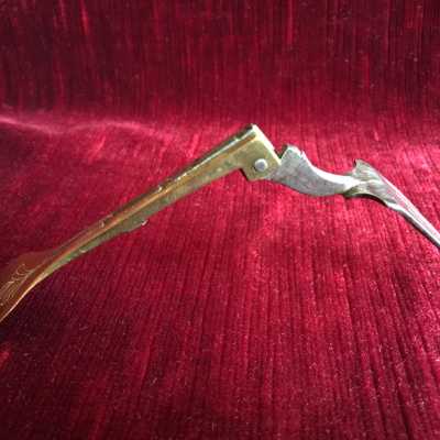 Hunting fork, folding with sprung system, Germany or France, 17th-18th century