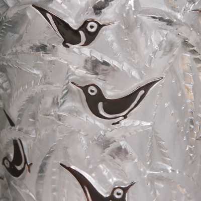 brown enameled glass