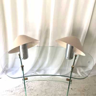 Sergio MAZZA Chioccio Pair of Lamps Paire de Lampes