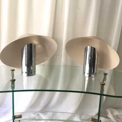 Sergio MAZZA Chioccio Pair of Lamps Paire de Lampes