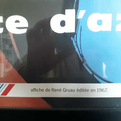 AIR FRANCE René Gruau French Riviera poster