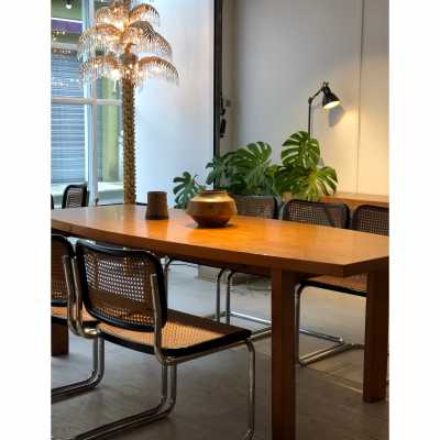 Oregon pine table by Pierre Gautier Delaye.