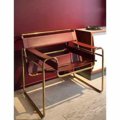 "Wassily" armchair by Marcel Breuer.