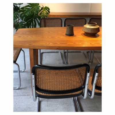Oregon pine table by Pierre Gautier Delaye.