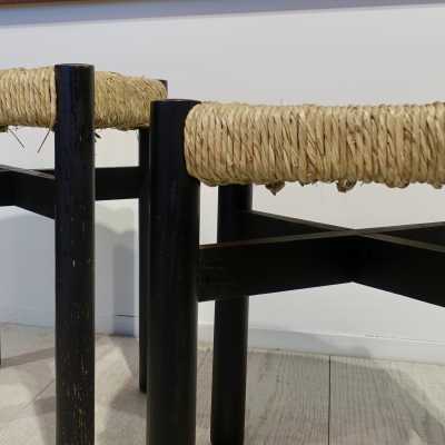 Stools called "orcieres". Charlotte Perriand.