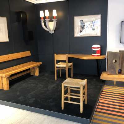 “Avoriaz” model stools. Charlotte Perriand.