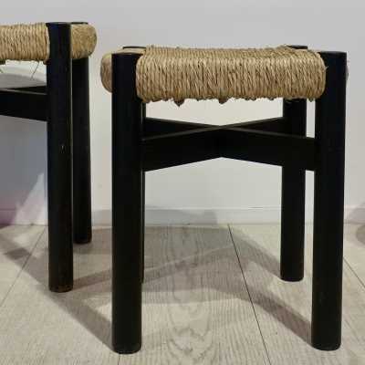 Stools called "orcieres". Charlotte Perriand.
