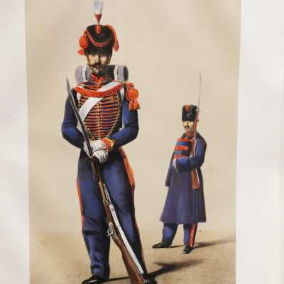 Artillery regiment on foot =