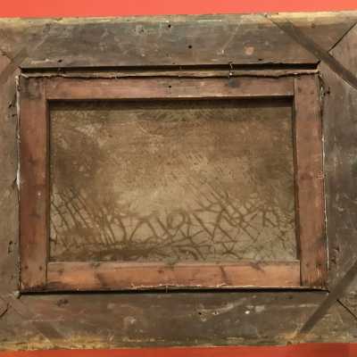 Canvas frame and back