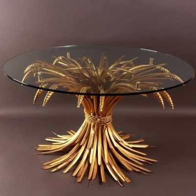 coconut channel gold cob pedestal