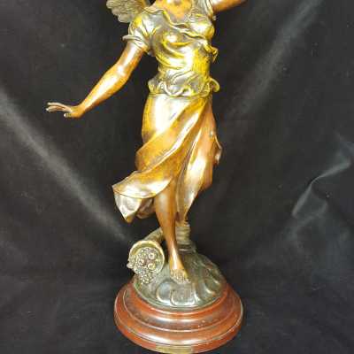 Statue regulates XIX Signed SCOTTE